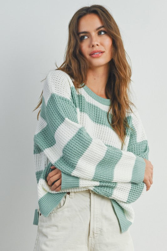 Spring Striped Sweater