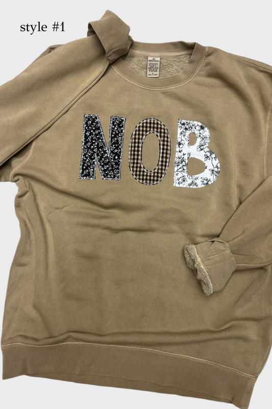 PRE-ORDER N-O-B Crewnecks