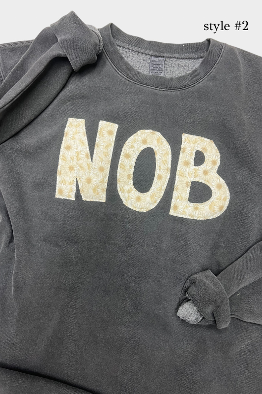 PRE-ORDER N-O-B Crewnecks