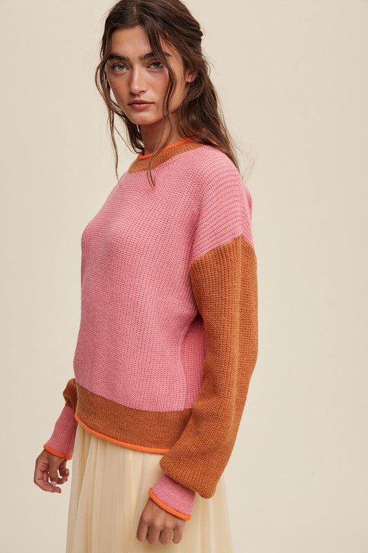 Colorblock Sweater