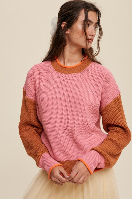 Colorblock Sweater