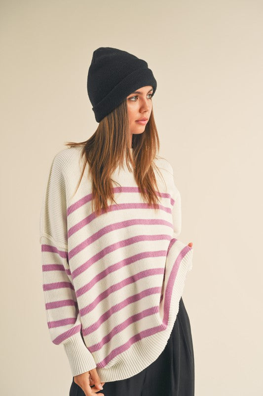 Striped Oversized Sweater