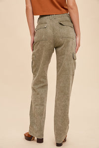 Stonewashed Cargo Pants