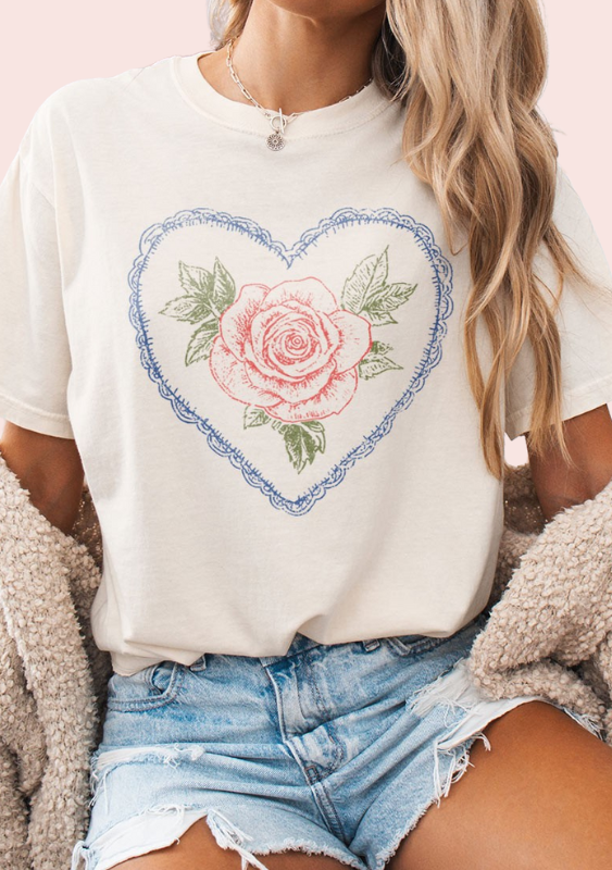 Valentine's Heart Graphic Tee