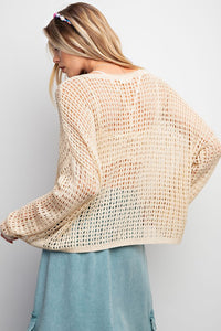 Open Knitted Sweater