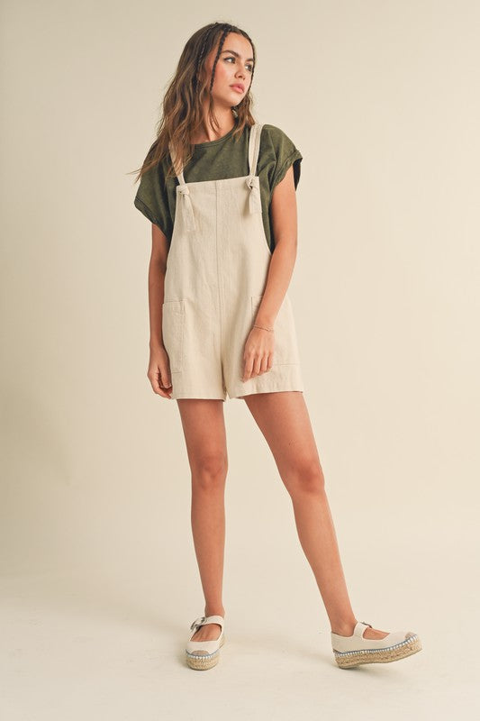 Cotton Washed Romper