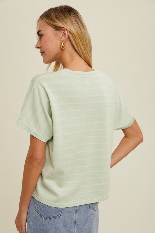 Mint Sweater Tee