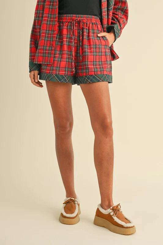 Plaid Pajama Set