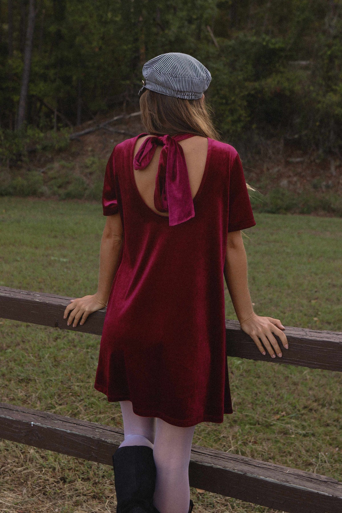 Natalie Velvet Dress