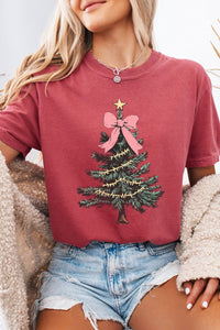 Holiday Bow Tree Tshirt