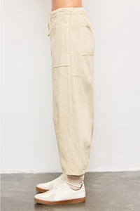 Wide Patch Pocket Pants