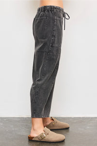 Wide Patch Pocket Pants